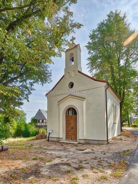Kaple Panny Marie Pomocné v Uhelné již po opravě v roce 2018.