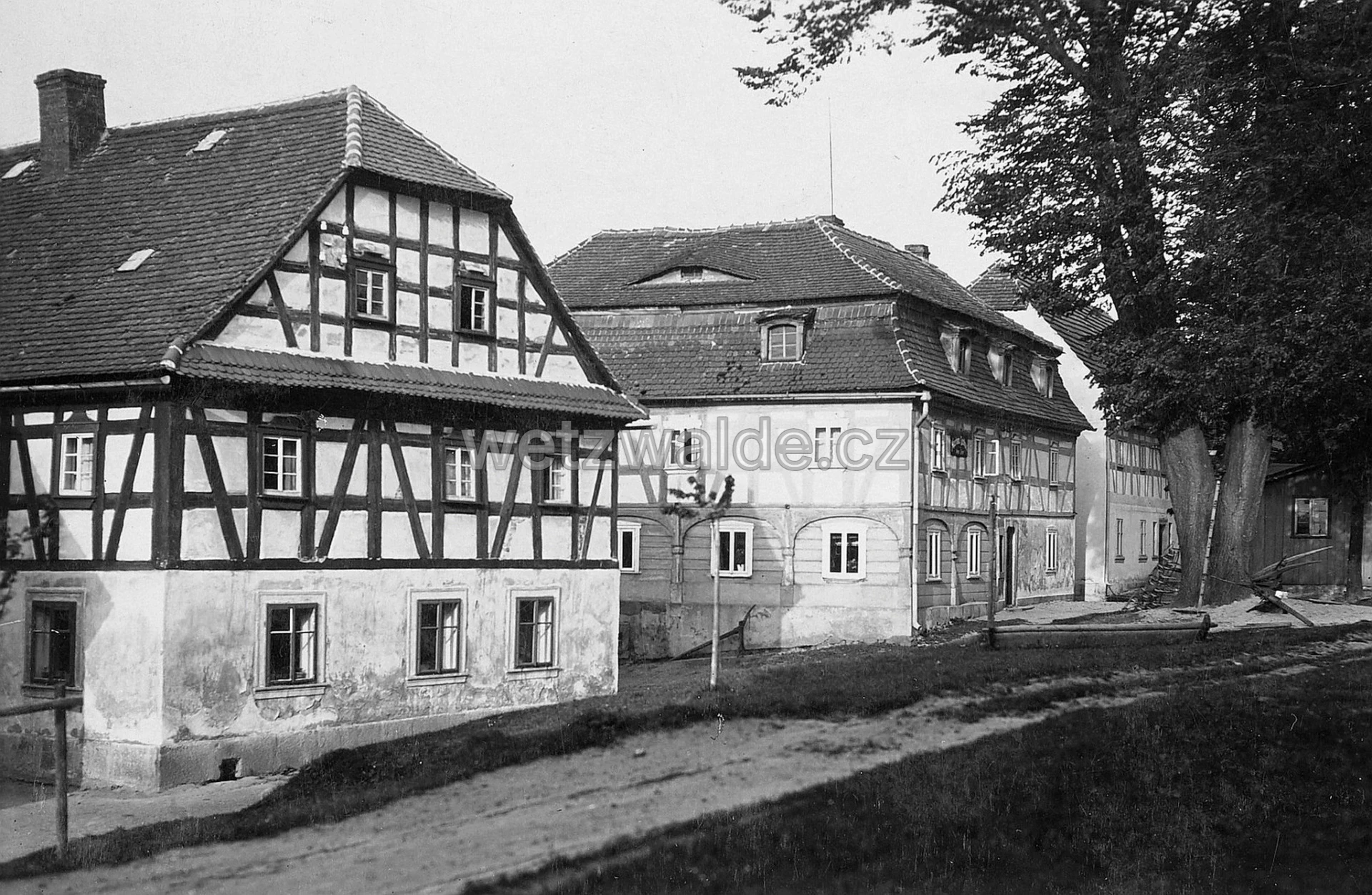 Uhelná 1929 - německy Kohlige je malá vesnice, část města Hrádek nad Nisou v okrese Liberec - foto 1.