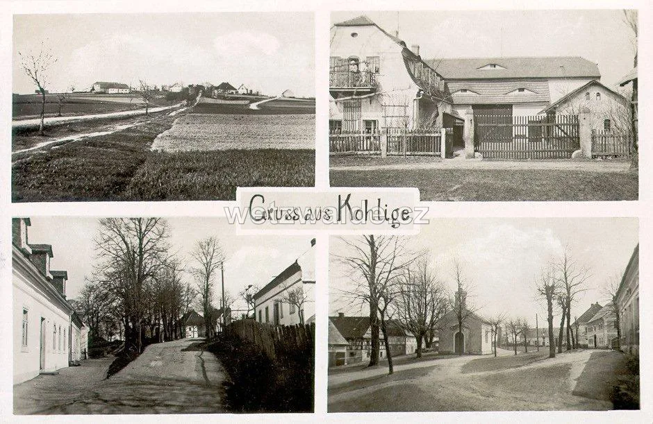 Uhelná (Kohlige) – historie